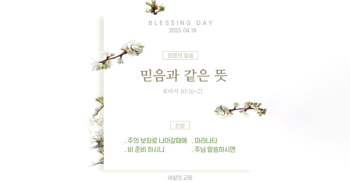 주보｜4월 16일